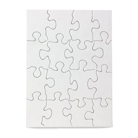 PUZZLE BLANK: 4"x5½" 16PC