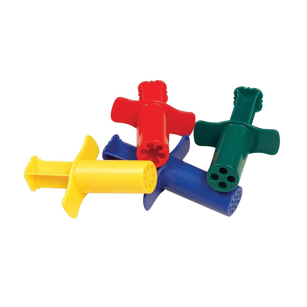 DOUGH EXTRUDERS  12 PACK - Creative Kids