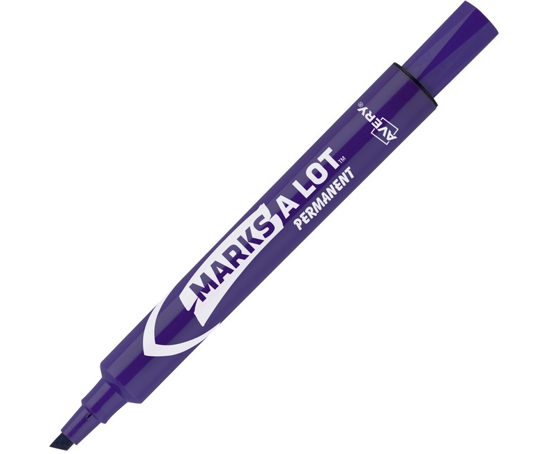 AVERY MARKER MARKS-A-LOT PERMANENT  PURPLE