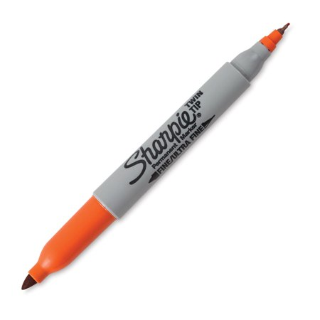 MARKER SHARPIE TWIN TIP ORANGE