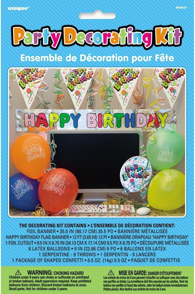 HAPPY BIRTHDAY DECORATION PARTY KIT