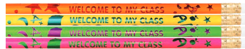 PENCIL: WELCOME TO MY CLASS