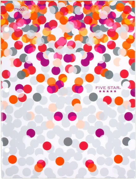 FIVE STAR 2-POCKET PAPER FOLDER ASSORTED DESIGNS