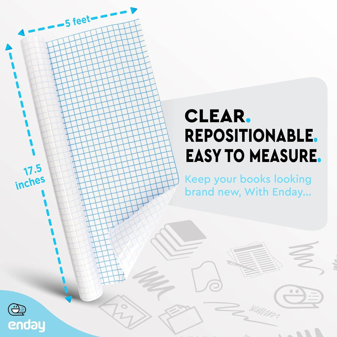 CONTACT PAPER: CLEAR 17.5" x 9 FEET