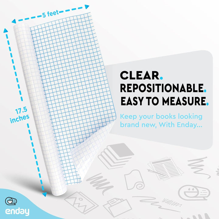 CONTACT PAPER: CLEAR 17.5" x 9 FEET