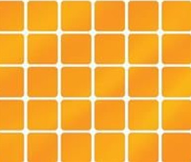 COLOR CODING STICKER: 1/2"  SQUARE FOIL GOLD 10 SHEETS