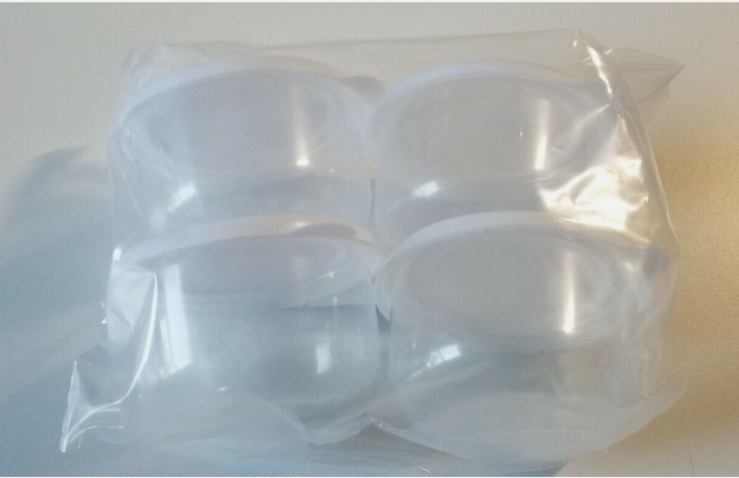 CONTAINERS - 3.21OZ WITH LIDS 4containers