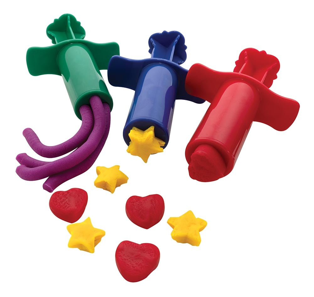 DOUGH EXTRUDERS  12 PACK - Creative Kids