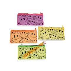 SMILE FACE PENCIL CASE - 12 PACK