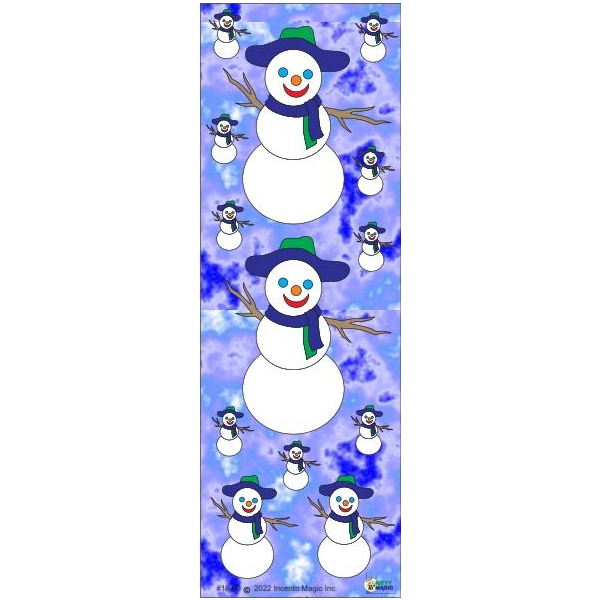 STICKERS  - SNOW MEN - 6 SHEETS