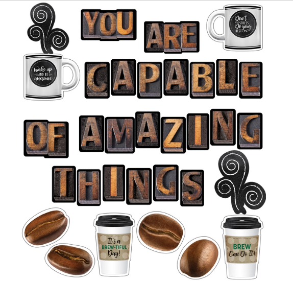 BULLETIN BOARD SET:  INDUSTRIAL CAFE YOU&