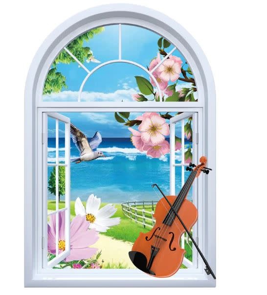 PAINT BY NUMBER VIOLIN BY WINDOW - Creative Kids