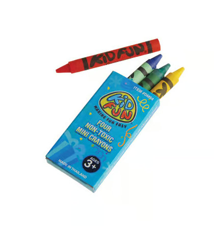MINI CRAYONS - 4 PACK