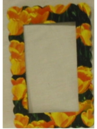 PICTURE FRAME: 4X6 -YELLOW TULIP  20PC