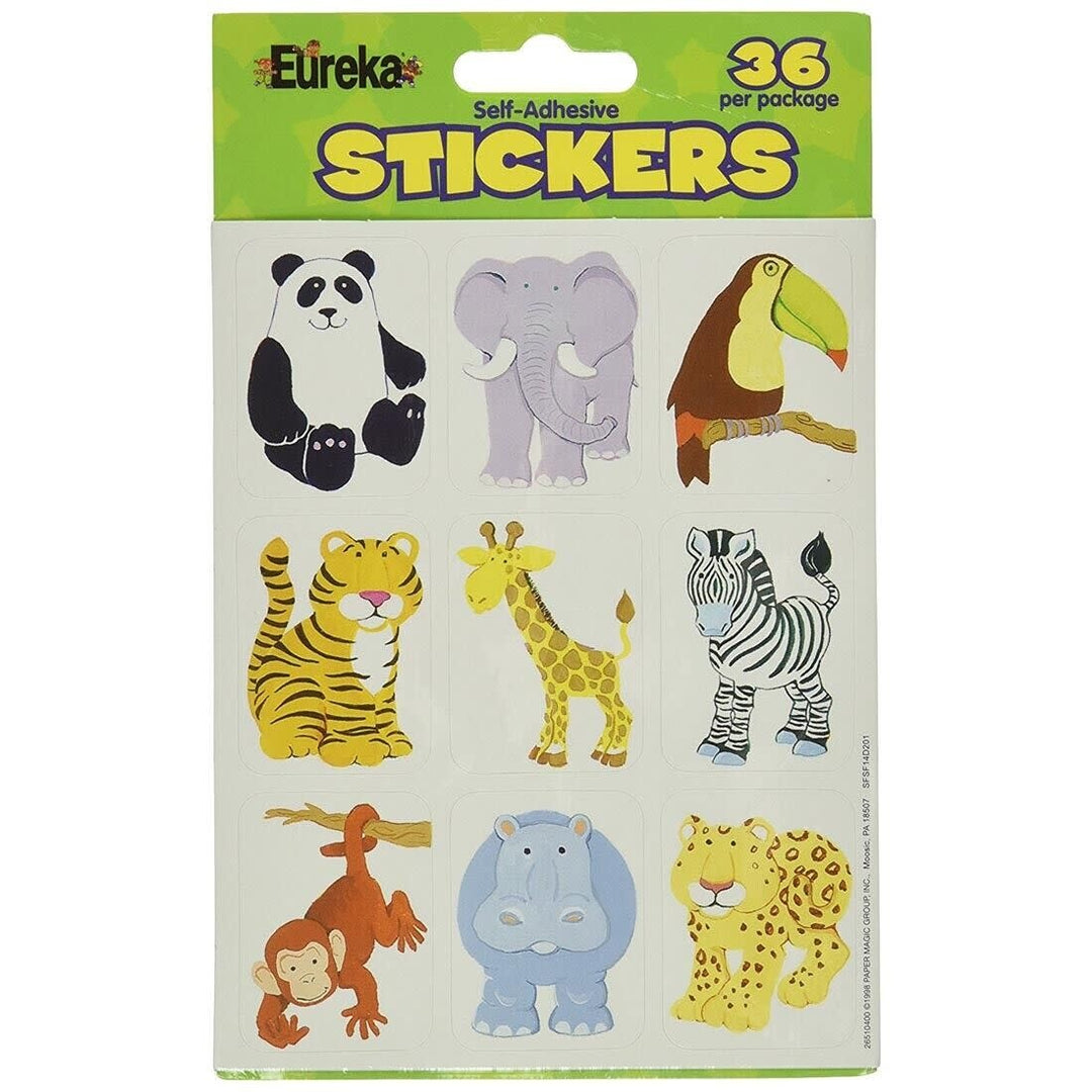 STICKER: CUTE JUNGLE ANIMAL 36 STICKERS