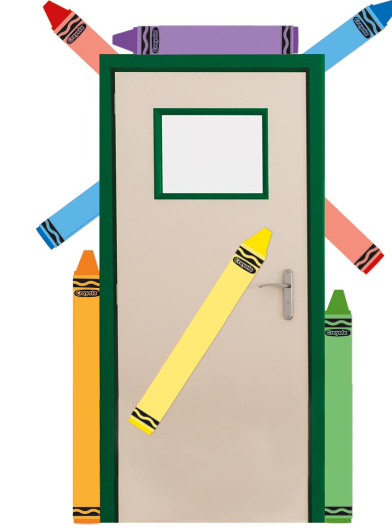 Bulletin Board Set Crayola Go Arounds