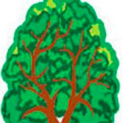 CUT-OUTS: TREE LARGE 7 x 5½&