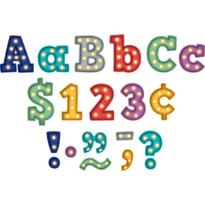 READY LETTERS: MARQUEE BOLD 4" COMBO PACK - Creative Kids