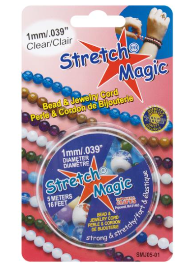 STRETCH MAGIC: BEAD CORD 1.0MM CLEAR X 16.4&