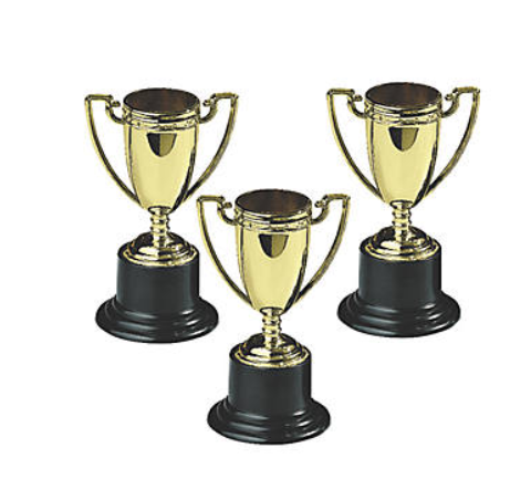 TROPHY  - 4" GOLD