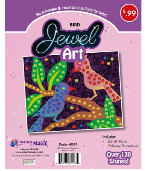 JEWEL ART: BIRDS 6.5"X8"