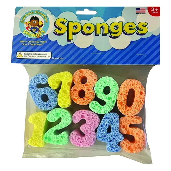 SUPER SPONGE SET NUMBERS  12PC