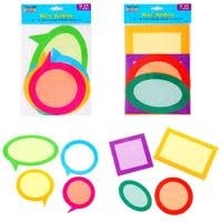 DRY ERASE SPEECH BUBBLE CUT OUTS 12 PACK