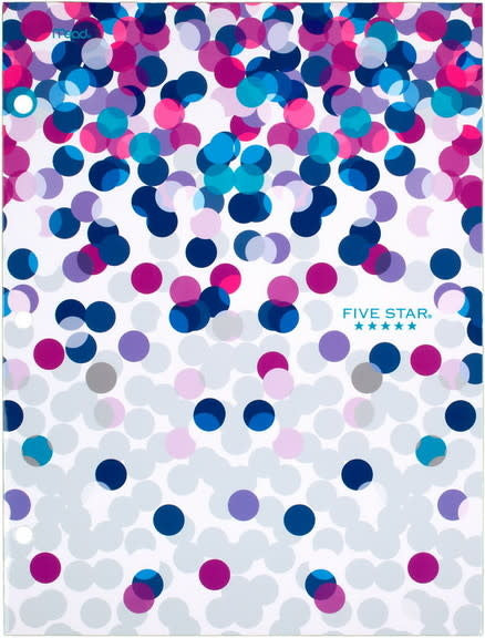 FIVE STAR 2-POCKET PAPER FOLDER ASSORTED DESIGNS