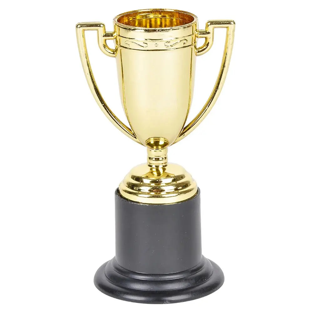 TROPHIES  4" -    GOLD  12 PACK