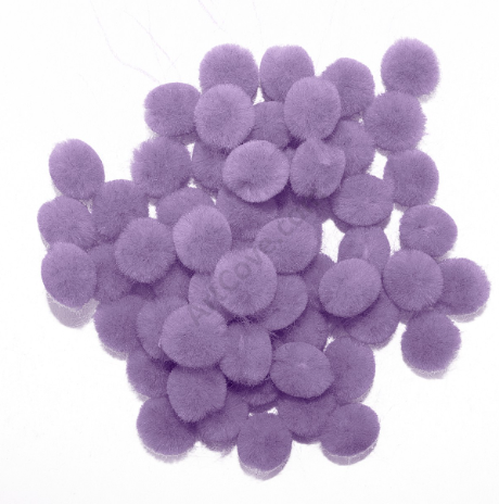 POM POM 1/2" LAVENDER 100PC - Creative Kids