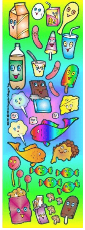 STICKERS - DIE CUT SHEHAKOL - 6 SHEETS - Creative Kids