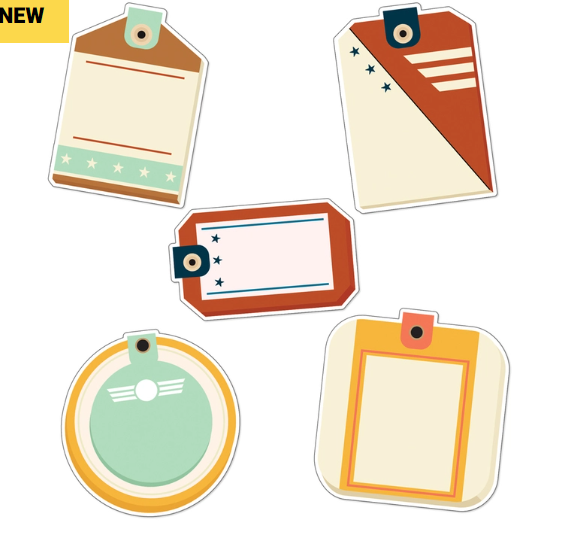 CUT OUT: TRAVEL TAGS 36PC