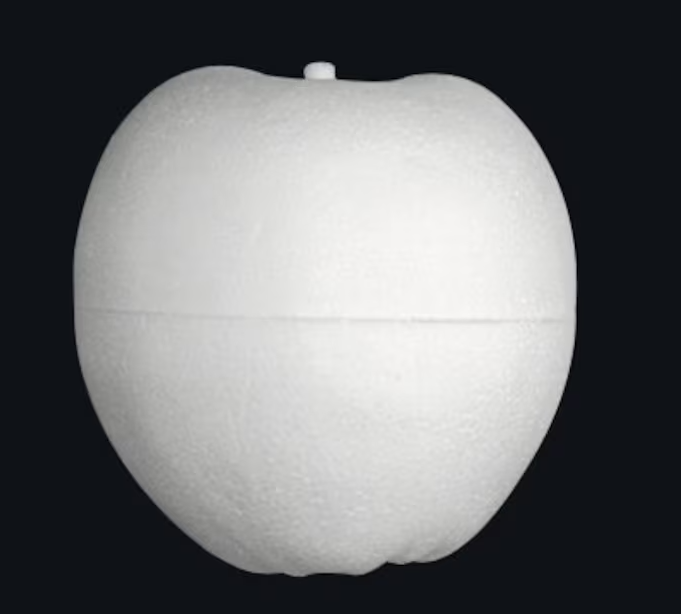 STYROFOAM APPLE 3D 2½" - Creative Kids