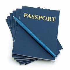 PASSPORT BOOKS  - 24 PAGES  BLANK 100/BOOKS - Creative Kids
