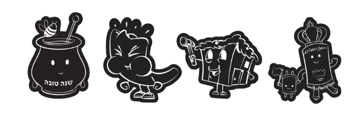 ROSH HASHANA AND SUKKOS SCRATCH ART