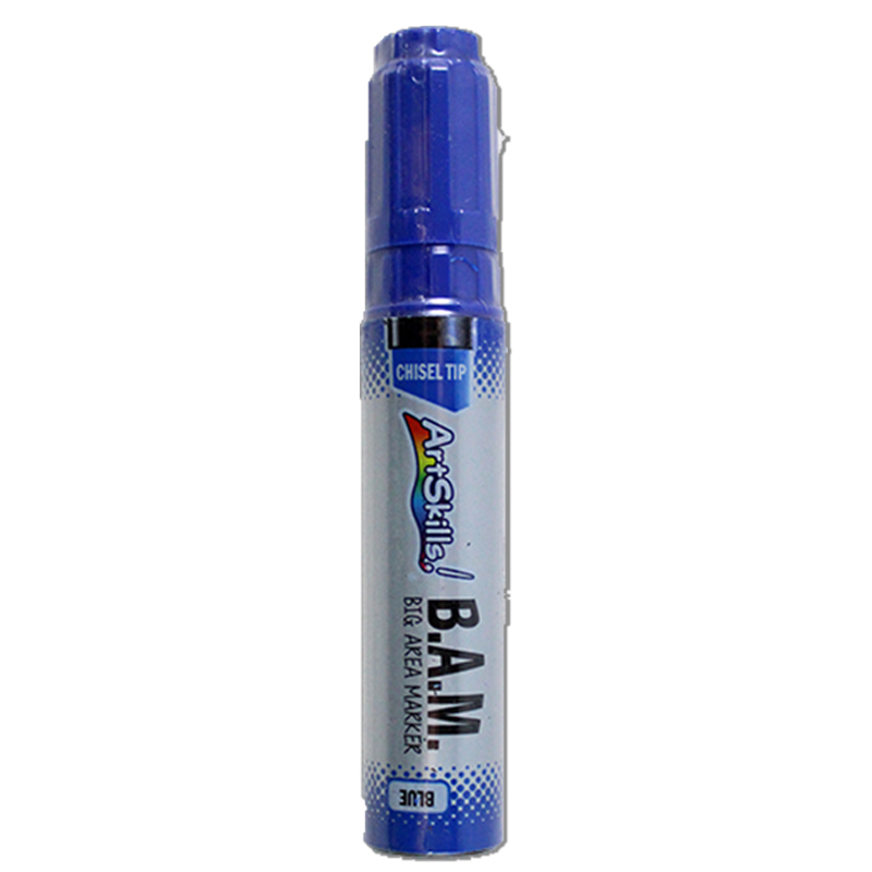 MARKER: B.A.M. CHISEL TIP 3/4” BLUE