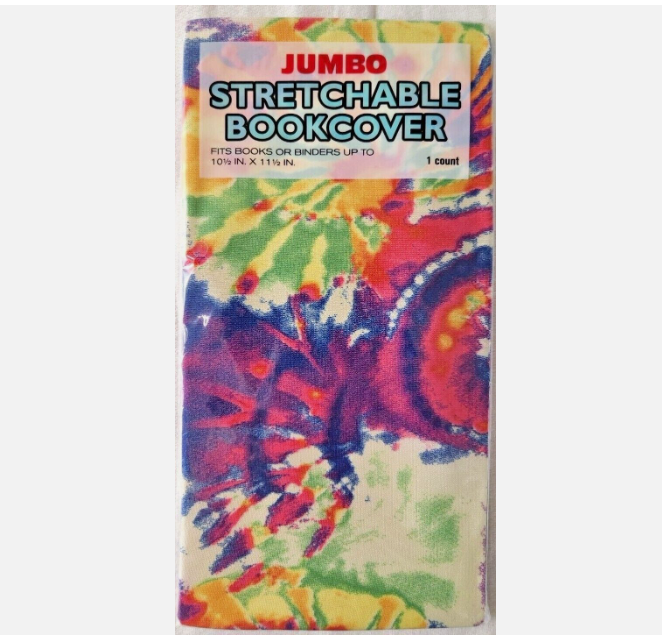 Jumbo Stretchable Assorted Desines Bookcover  1pc