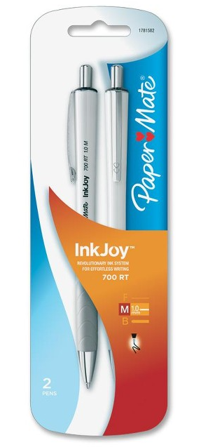 PENS:  PAPER MATE INK JOY BLACK - 2 PACK
