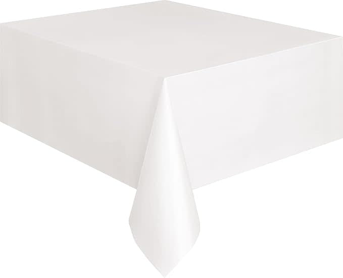 TABLECLOTH -  WHITE 54"X108"