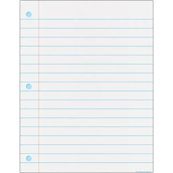 CHARTLET: DRY ERASE NOTEBOOK PAGE 17"X22"
