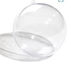 PLASTIC ORNAMENT BALL 100mm