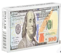 $100 BILL PLAYING CARDS