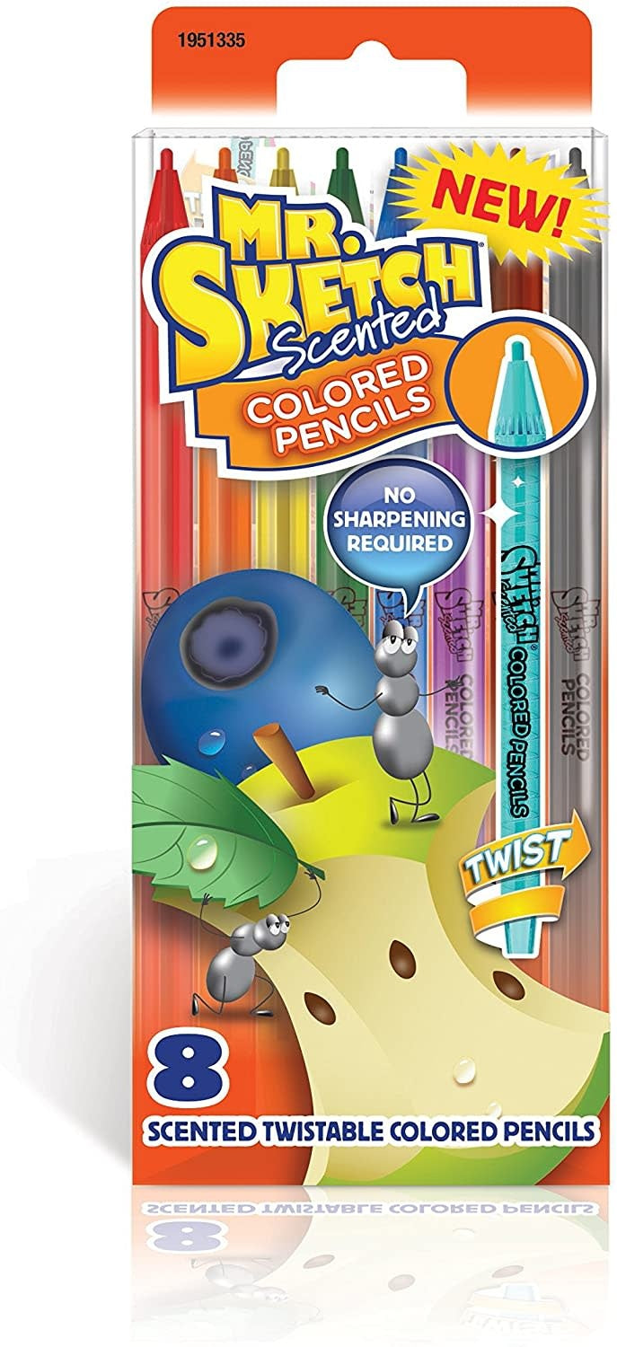 SCENTED MR SKETCH COLORED PENCILS- 8 PACK