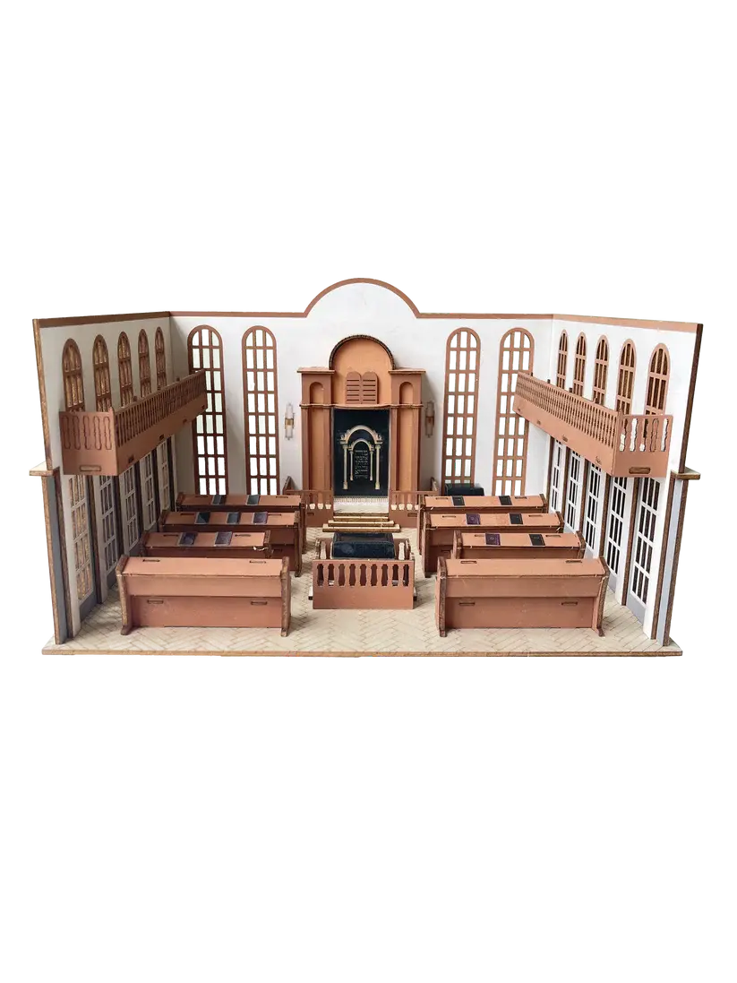 WOODEN SHUL 3D PUZZLE