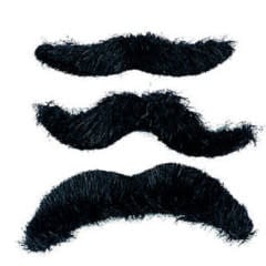 MUSTACHE  SELF-ADHESIVE   12 SETS/3 - Creative Kids