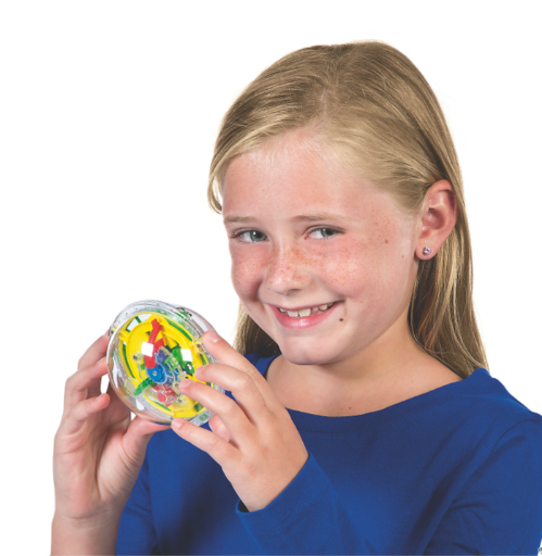 3D MINI MAZE BALL   3 1/2" x 2 3/4"