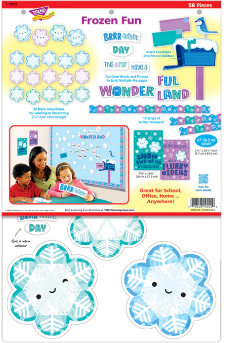 LEARNING SET FROZEN FUN 58PC