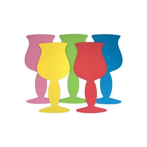 FOAM SHAPE: LARGE KIDDUSH CUP 4.25"X9.75" - 5 PACK