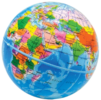 Slow Rise Squishy Globe Ball