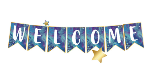 BULLETIN BOARD SET: GALAXY WELCOME